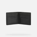 Geldbörse von Geox, in der Farbe Schwarz, aus Leder, andere Perspektive, Vorschaubild