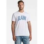 T-Shirt von G-Star Raw, in der Farbe Weiss, aus Jersey, andere Perspektive, Vorschaubild