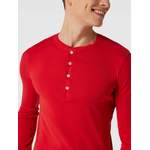 Langarm Shirt von Schiesser, in der Farbe Rot, aus Baumwolle, andere Perspektive, Vorschaubild