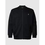 Sweatjacke von Polo Ralph Lauren Big & Tall, in der Farbe Schwarz, aus Polyester, Vorschaubild