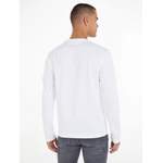Langarm Shirt von Calvin Klein, in der Farbe Weiss, andere Perspektive, Vorschaubild