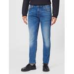 Herren-Jeans, in der Farbe Blau, aus Polyester, andere Perspektive, Vorschaubild