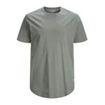 T-Shirt von Jack & Jones Plus, in der Farbe Grau, aus Baumwolle, Vorschaubild