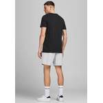 Sportshorts von jack & jones, in der Farbe Grau, aus Polyester, andere Perspektive, Vorschaubild