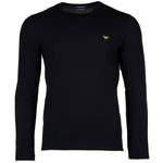 Langarm Shirt von Emporio Armani, in der Farbe Schwarz, aus Baumwolle, Vorschaubild