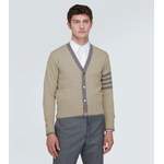 Cardigan von Thom Browne, in der Farbe Beige, andere Perspektive, Vorschaubild