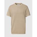 T-Shirt von JAKE*S STUDIO MEN, in der Farbe Beige, aus Baumwolle, Vorschaubild