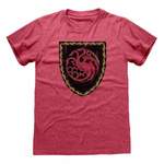 T-Shirt von Game Of Thrones, in der Farbe Rot, aus Polyester, Vorschaubild