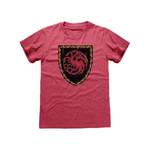T-Shirt von Game Of Thrones, in der Farbe Rot, aus Polyester, andere Perspektive, Vorschaubild