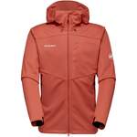 Herren-Sportjacke von mammut, in der Farbe Orange, aus Polyester, Vorschaubild