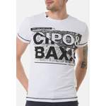 T-Shirt von Cipo & Baxx, in der Farbe Weiss, aus Baumwolle, andere Perspektive, Vorschaubild