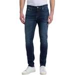 Slim Fit Jeans, in der Farbe Blau, aus Baumwolle, andere Perspektive, Vorschaubild