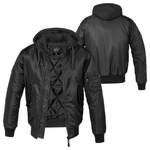 Outdoorjacke von Brandit, in der Farbe Schwarz, aus Polyester, andere Perspektive, Vorschaubild