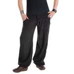 Herren-Sporthosen von Vishes, in der Farbe Schwarz, aus Stoff, andere Perspektive, Vorschaubild