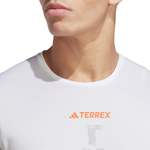 Laufshirt von adidas Terrex, in der Farbe Weiss, aus Polyester, andere Perspektive, Vorschaubild