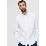 Herrenhemd von Selected Homme, in der Farbe Weiss, aus Baumwolle, andere Perspektive, Vorschaubild