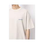 T-Shirt von Balenciaga, in der Farbe Beige, andere Perspektive, Vorschaubild