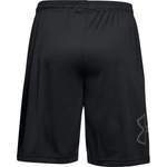 Sportshorts von Under Armour, in der Farbe Schwarz, aus Polyester, andere Perspektive, Vorschaubild