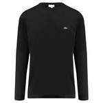 Langarm Shirt von Lacoste, in der Farbe Schwarz, aus Baumwolle, Vorschaubild