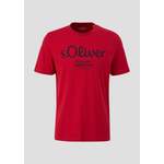 T-Shirt von s.Oliver, in der Farbe Rot, aus Baumwolle, Vorschaubild