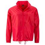 Outdoorjacke von James & Nicholson, in der Farbe Rot, andere Perspektive, Vorschaubild