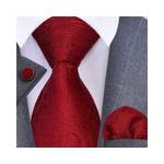 Krawatte von Moschen-Bayern, in der Farbe Rot, andere Perspektive, Vorschaubild