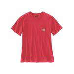 T-Shirt von Carhartt, in der Farbe Rot, andere Perspektive, Vorschaubild