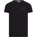T-Shirt von Calvin Klein Big&Tall, in der Farbe Schwarz, aus Jersey, andere Perspektive, Vorschaubild