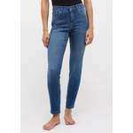 Slim Fit Jeans von ANGELS, in der Farbe Blau, aus Polyester, andere Perspektive, Vorschaubild