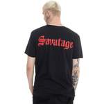 T-Shirt von Savatage, in der Farbe Schwarz, aus Baumwolle, andere Perspektive, Vorschaubild
