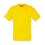 T-Shirt von Fruit Of The Loom, in der Farbe Gelb, andere Perspektive, Vorschaubild