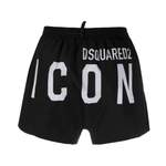 Boxershorts von Dsquared2, in der Farbe Schwarz, aus Elastan, andere Perspektive, Vorschaubild