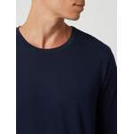 Langarm Shirt von Hanro, in der Farbe Blau, aus Baumwolle, andere Perspektive, Vorschaubild