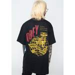 T-Shirt von Obey, in der Farbe Schwarz, aus Baumwolle, andere Perspektive, Vorschaubild