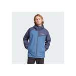 Outdoorjacke von adidas Terrex, in der Farbe Grau, aus Polyester, andere Perspektive, Vorschaubild