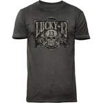 T-Shirt von Lucky 13, in der Farbe Schwarz, andere Perspektive, Vorschaubild