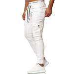 Straight Leg Jeans von OneRedox, in der Farbe Weiss, andere Perspektive, Vorschaubild