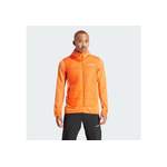 Fleecejacke von adidas Terrex, in der Farbe Orange, aus Pes, andere Perspektive, Vorschaubild