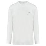 Langarm Shirt von Lacoste, in der Farbe Weiss, aus Baumwolle, andere Perspektive, Vorschaubild