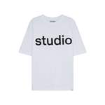 T-Shirt von Studio Seidensticker, in der Farbe Weiss, aus Baumwolle, Vorschaubild