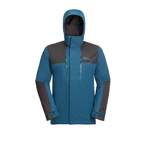 Regenjacke von Jack Wolfskin, in der Farbe Blau, aus Polyamid, andere Perspektive, Vorschaubild