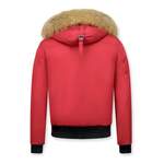 Winterjacke von Enos, in der Farbe Rot, aus Polyester, andere Perspektive, Vorschaubild