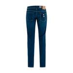 Slim Fit Jeans von Re-Hash, in der Farbe Blau, aus Baumwolle, andere Perspektive, Vorschaubild