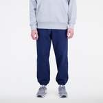 Herren-Sporthosen von New Balance, in der Farbe Weiss, aus Fleece, andere Perspektive, Vorschaubild