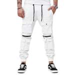 Straight Leg Jeans von OneRedox, in der Farbe Weiss, andere Perspektive, Vorschaubild