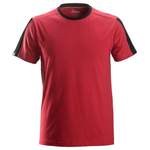 T-Shirt von Snickers, in der Farbe Rot, andere Perspektive, Vorschaubild
