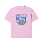 T-Shirt von Lacoste, in der Farbe Rosa, aus Baumwolle, Vorschaubild