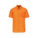 Herrenhemd von Kariban, in der Farbe Orange, andere Perspektive, Vorschaubild