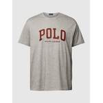 T-Shirt von Polo Ralph Lauren Big & Tall, in der Farbe Grau, aus Baumwolle, Vorschaubild