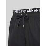 Badehose von Emporio Armani, in der Farbe Schwarz, aus Elastodien, andere Perspektive, Vorschaubild